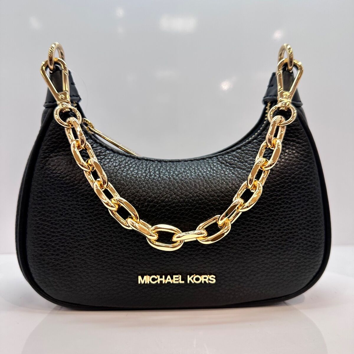 Michael Kors, Bags, Michael Kors Small Black And Gold Wallet