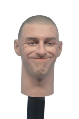 Custom 1/6 Head Sculpt Expression for 12''Hot Toys COO Male Figure Body FP-H-002