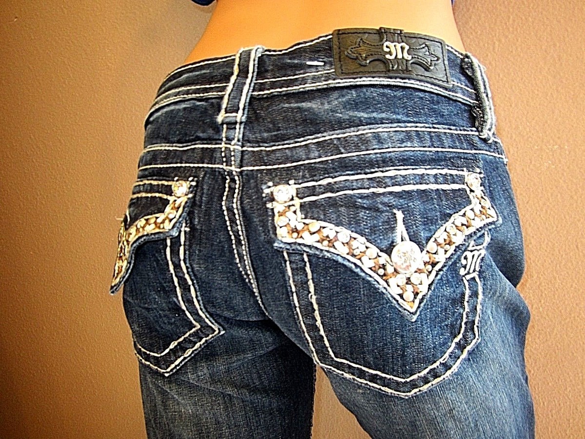 Jeans Miss Me Boot Cut Brodé - Taille 27 X 34 - Neuf Avec étiquette (NWT)