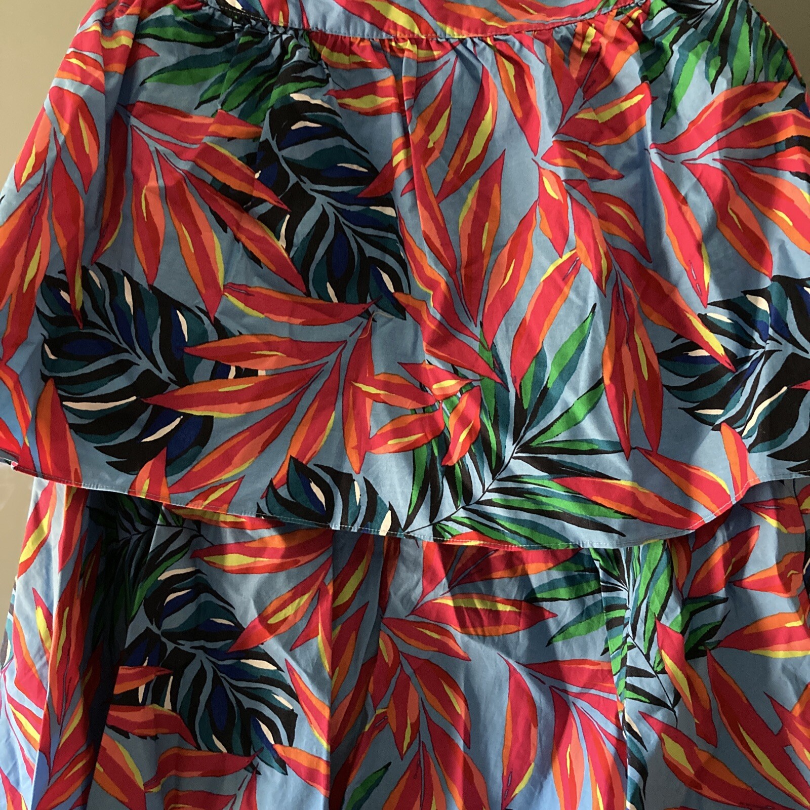 Tabitha Brown x Target Women's Tropical Print Tiered Midi Skirt - NWT Size Small