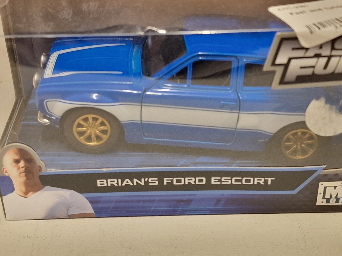 Jada Fast and Furious 1/32 scale Brian's Ford Escort | eBay