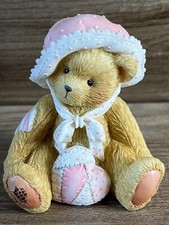VINTAGE-Cherished Teddies-Teddy Bear Figurine-Phoebe-February Valentine's Day.