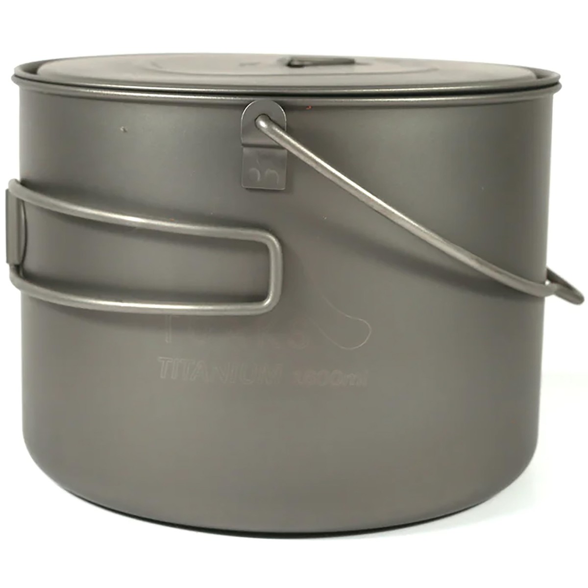 TOAKS Titanium 1600ml Pot with Bail Handle POT-1600 TOAKS Titanium 1600ml Pot with Bail Handle POT-1600
