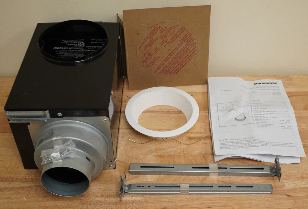 Panasonic Whisper Quiet Bathroom Fan With Light Manual Shelly Lighting