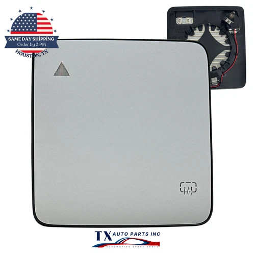 Driver Side Mirror Glass for 2018-2024 JEEP WRANGLER / Gladiator with BSM Heated