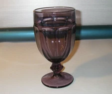 LIBBEY DURATUFF GIBRALTAR PURPLE GLASS ICED TEA WATER GOBLET G4448 