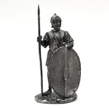 tin 54mm Rome. Roman Legionary 1st century BC 1:32 Scale Pewter Sculpture