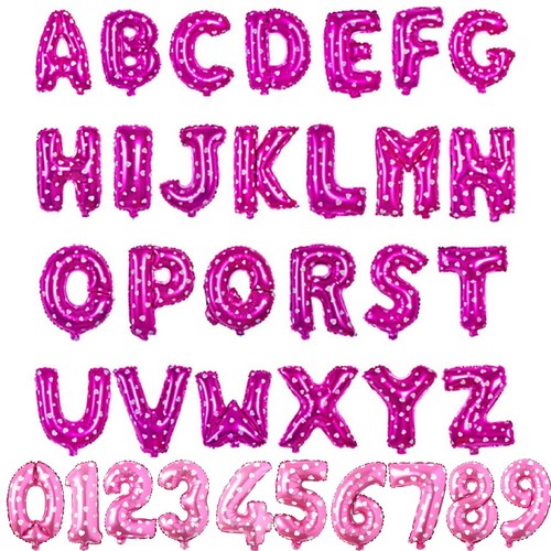 16'' Number Foil Balloons LARGE LETTER A-Z Self Inflating AGE 0-9 Birthday Party - Picture 11 of 12