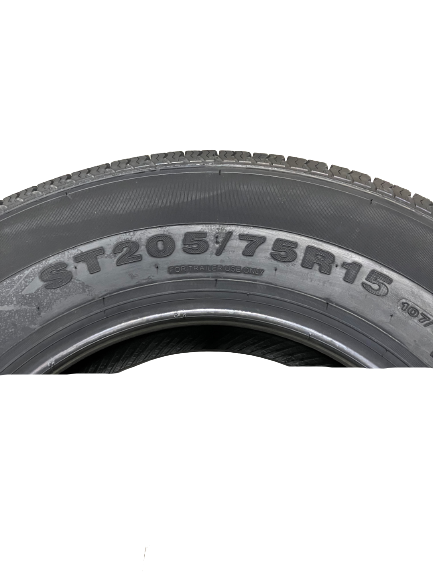 Westlake ST100 Trailer Tire 225/75R15 Load Range E – 10-Ply Steel Belted Radial | ST Type For Trailers, Black Sidewall, 117 Load Index