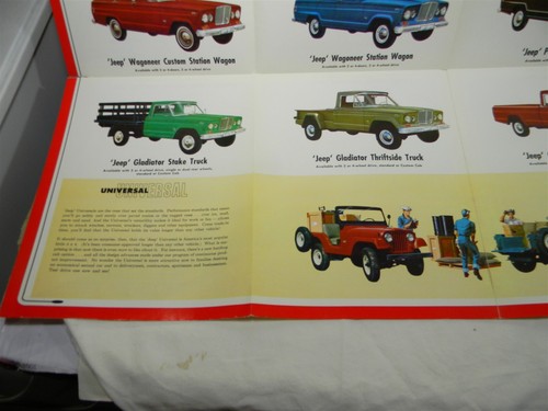 Jeep 1964 8 páginas plegable folleto de ventas Wagoneer, Gladiator, Mark IV - 7C2 - Imagen 4 de 12