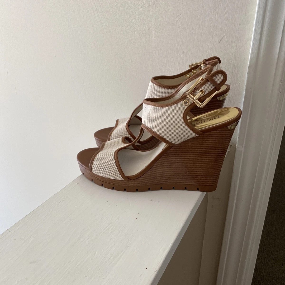 Michael kors gillian wedge sale
