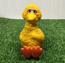 Vintage Sesame Street Big Bird Playskool Baby Squeaky Muppets Figure 5" Tall