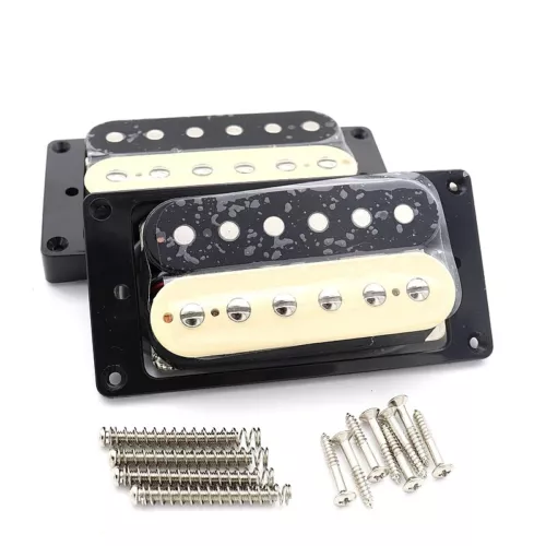 ProBucker Alnico Electric Guitar Zebra Humbucker Pickups with Pro Wiring Harness