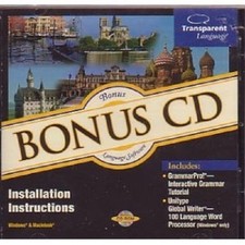 Transparent Language Windows & Mac CD includes Latin & Other Languages