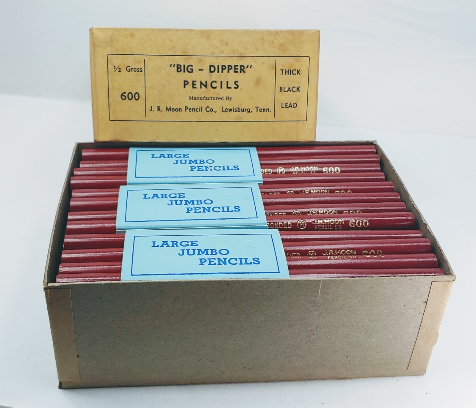 72 Big-Dipper 600 Pencils by J.R. Moon Pencil Co. Made in USA No Eraser ...