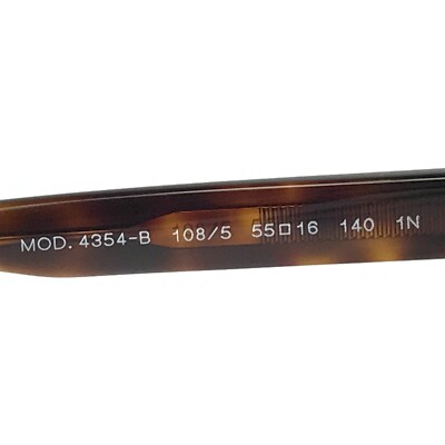 Versace Sunglasses MOD.4354-B 108/5 Tortoise Cat Eye Frames  display picture 2
