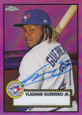 2021 Topps Chrome Platinum Anniversary Vladimir Guerrero Jr Autograph Card 13/15