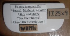 WHITE 17.25 x 9 Gerber 28-990 28990 28-179 28179 Maxwell toilet tank cover lid