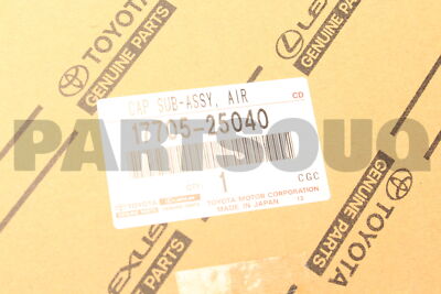 あー様0405 1770525040 Genuine Toyota CAP SUB-ASSY, AIR 17705-25040 | eBay
