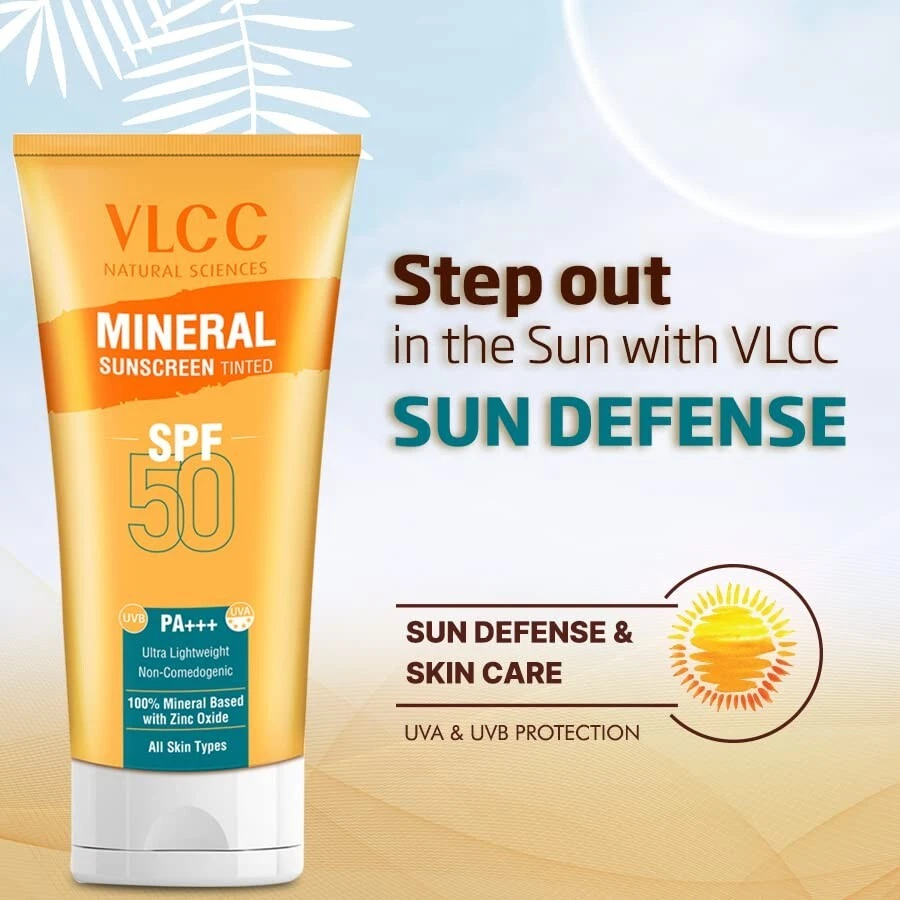 Protector solar mineral VLCC tintado FPS 50 PA+++ ultraligero 50 gm Foto 3 de 4