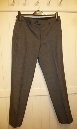 mens NEXT GREY 3 PIECE TAILORED FIT SUIT SIZE 38"R CHEST 30" WAIST 31" LEG - Picture 7 of 12