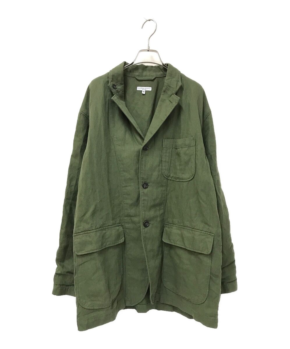 Engineered Garments Men's LOITER JACKET Size M Olive Solid Engineered Garments Men's LOITER JACKET Size M Olive Solid