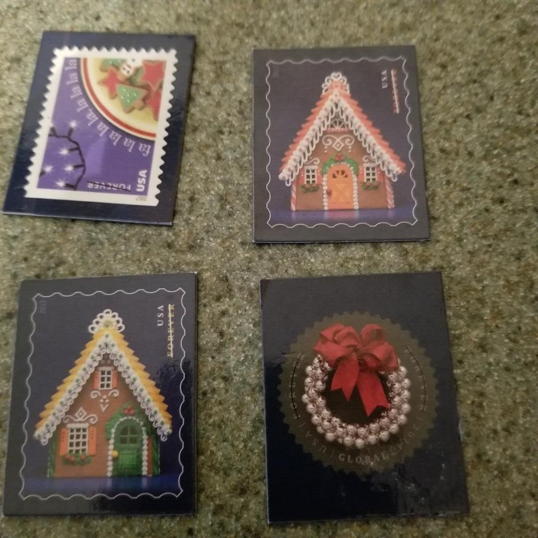 Lot of 9 USPS Promo Stamp Christmas eBay