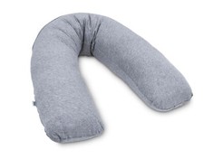 Image of Pregnancy & Nursing Pillow Marl Grey, Pillow For Sleeping, Resting & Breastfe...