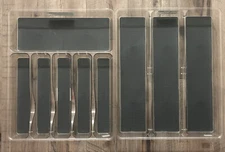 Pair of Kitchen Drawer Organizers 6 & 3 Compartment ~See Details~ Made By Design