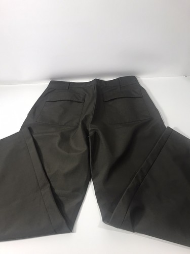 Straight Wide Leg Brown Pants Mens 