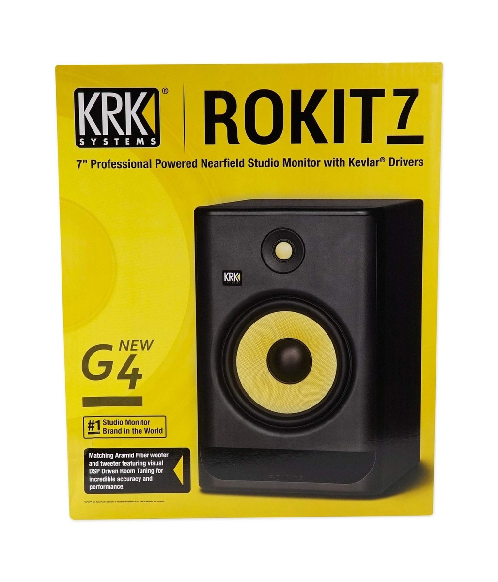 KRK ROKIT 7 G4 7 inch Powered Studio Monitor for sale online | eBay