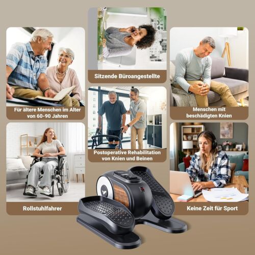 MERACH E37 Mini Ellipsentrainer für Zuhause Untertisch Elektrischer Crosstrainer - Bild 7 von 7