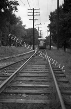 ORIGINAL CAPITAL TRANSIT DCT TROLLEY NEGATIVE STREETCAR BRANCHVILLE MARYLAND