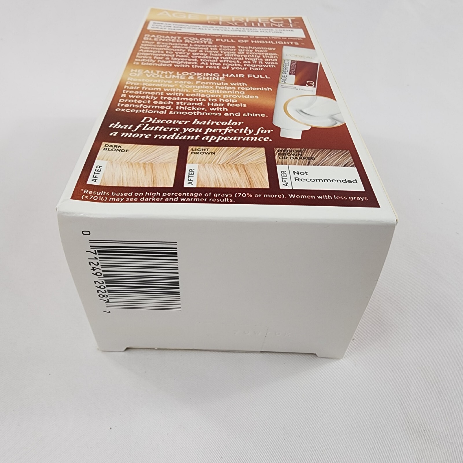 L'Oreal Paris Age Perfect 8N Medium Natural Blonde Hair Color Layered Tone
