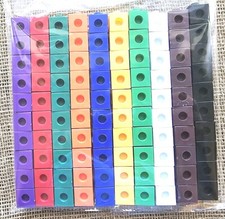 ETA Hand 2 Mind Snap Cube Set 10 Colors 100pc Set Math Manipulatives 5810