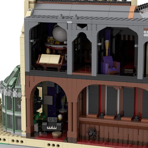 Moc The Haunted Manor 3944 Set blocchi da costruzione architettura stile gotico revival - Foto 5 di 17