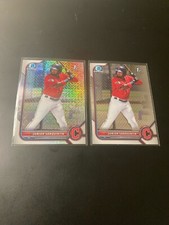 2022 Bowman Chrome Junior Sanquintin Mojo Refractor 1st Rookie RC #BCP-80