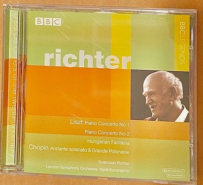S. Richter, K. Kondrashin - Liszt piano concertos 1 & 2 (CD, BBC, 2000) NMint
