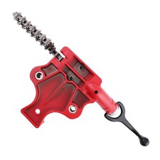 1/4"-6" Chain Bench Pipe Vise 28" Cast Iron Base Steel Jaw Clamp Tool