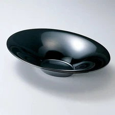 Echizen Lacquerware ga0703 Oval Flower Vase Lacquerware Wooden from Japan