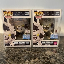 Funko Pop! Solo Leveling#2273 Baek Yoonho Chalice PR Exclusive CHASE Bundle