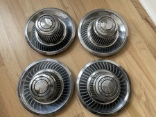 Set Of 4 Oem Vintage Chevy Rally Wheel Center Caps - Gm 3925805