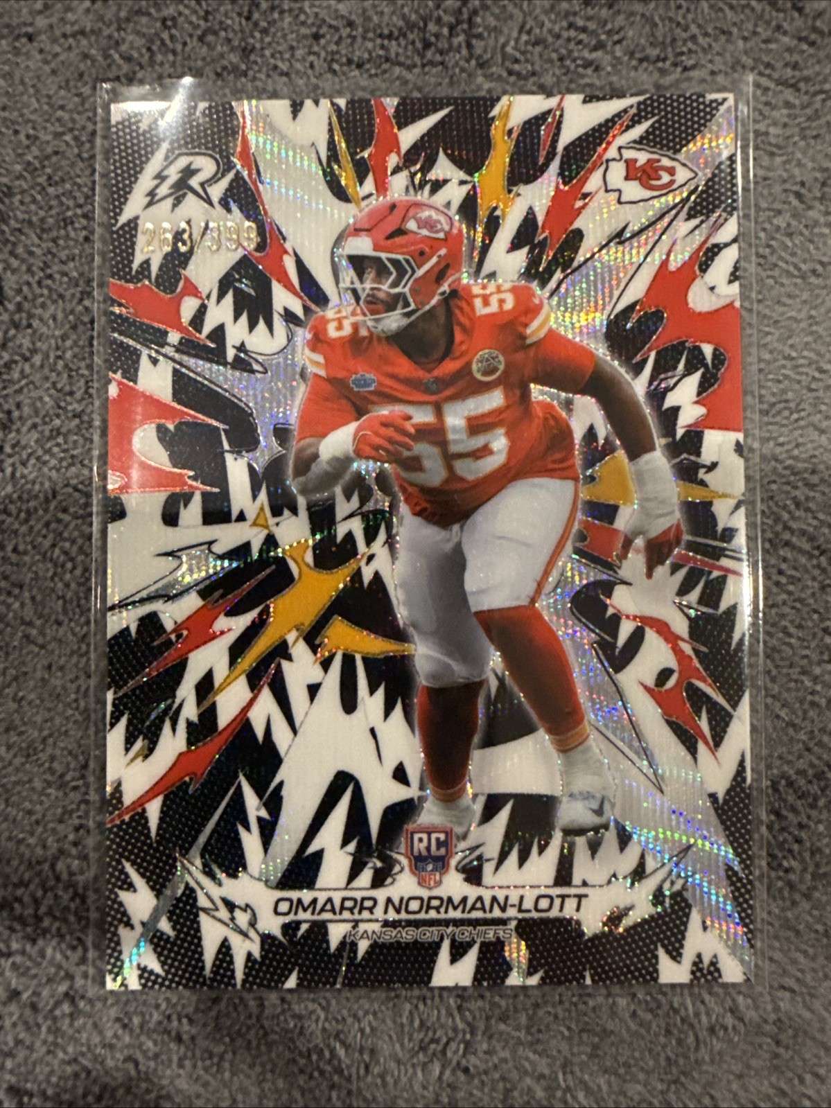 Omarr Norman-Lott 2025 Topps Resurgence  Refractor /399 Kansas City Chiefs
