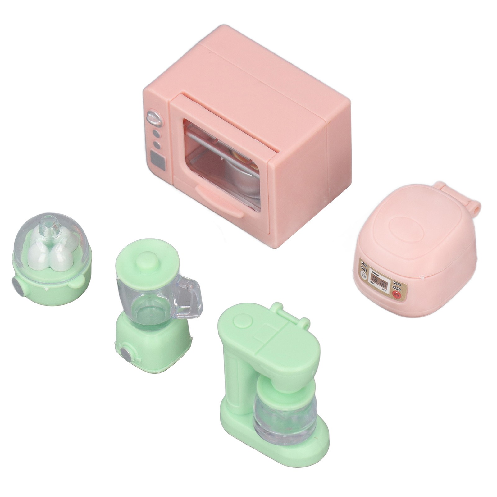 Miniature Dollhouse Electric Cooker Kit Realistic Home Decor Excellent