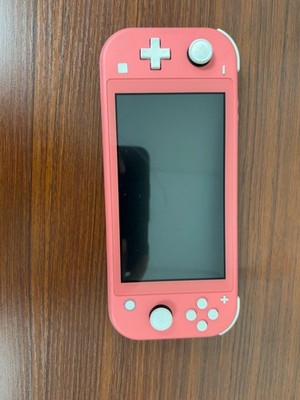 Nintendo Switch Lite Coral Pink HDH-001 Handheld Console Tested Working Reset Ne