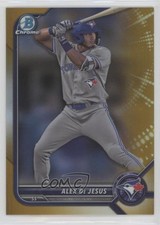 2022 Bowman Draft Chrome Gold Refractor 33/50 Alex De Jesus #BDC-147 uk2