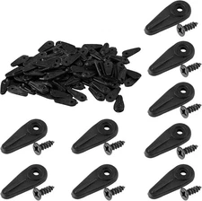 100 Pcs Picture Frame Backing Clips Hardware Kit with Screws for Picture Hanging