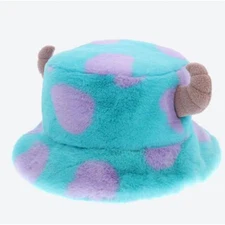 Tokyo Disney Resort Monsters Inc Sulley Plush Bucket Hat Cap Japan Exclusive NEW