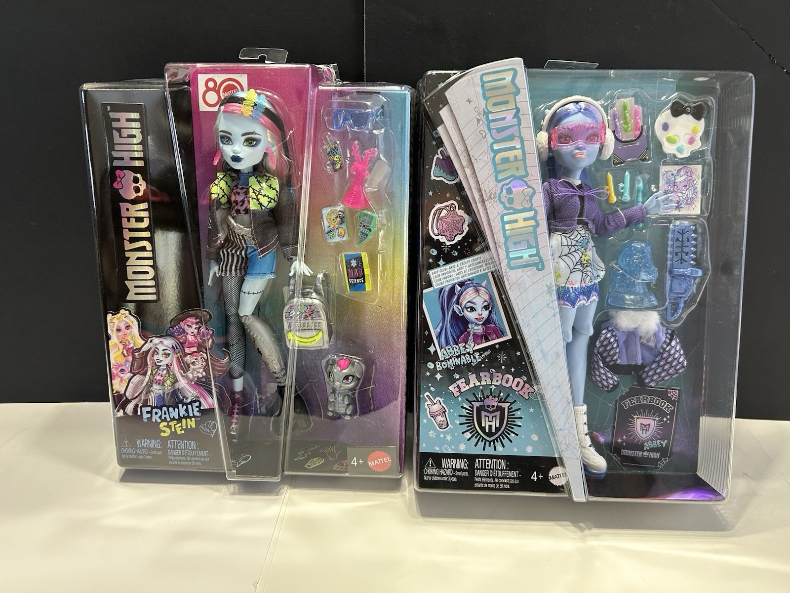 Lot Of 2 All New Frankie Stein Abby Bominable