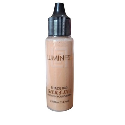 Luminess Silk 4-in-1 Airbrush Foundation Shade 040 0.50 fl oz 14.7 ml New